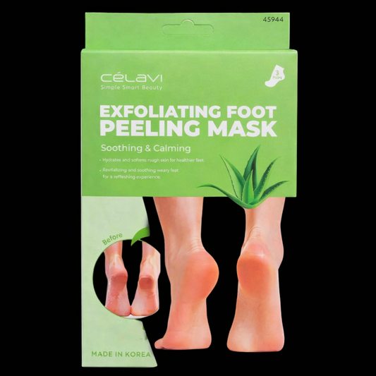 CELAVI EXFOLIATING FOOT PEELING MASK ALOE, 45944